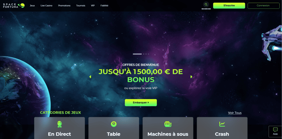 SpaceFortuna Casino Jouer maintenant au FR Space Fortuna Casino sur internet